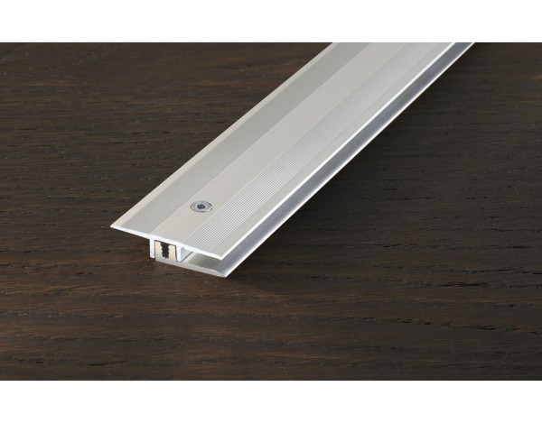 PROCOVER Designfloor Übergang, 4-9mm Deckprofil Alu eloxiert Silber, 100cm