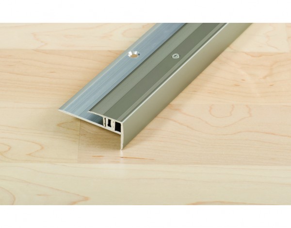 PROSTEP Universal Treppenkantenprofil schraubbar, 6,5-15mm, Aluminium eloxiert Edelstahl, 100cm, SB-