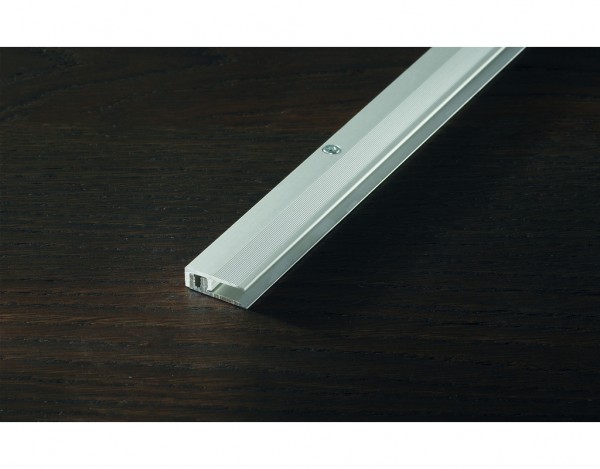 PROCOVER Designfloor Abschluss, 4-9mm Deckprofil Alu eloxiert Silber, 100cm